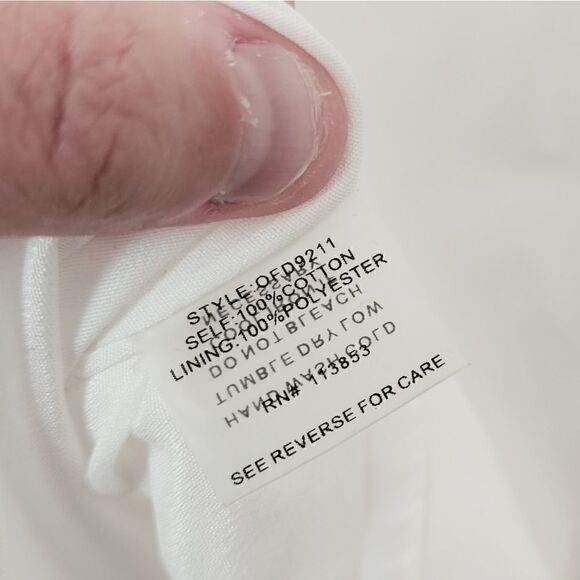 Sugarlips White Eden Off the Shoulder Dress Size Extra Small - Picture 6 of 9